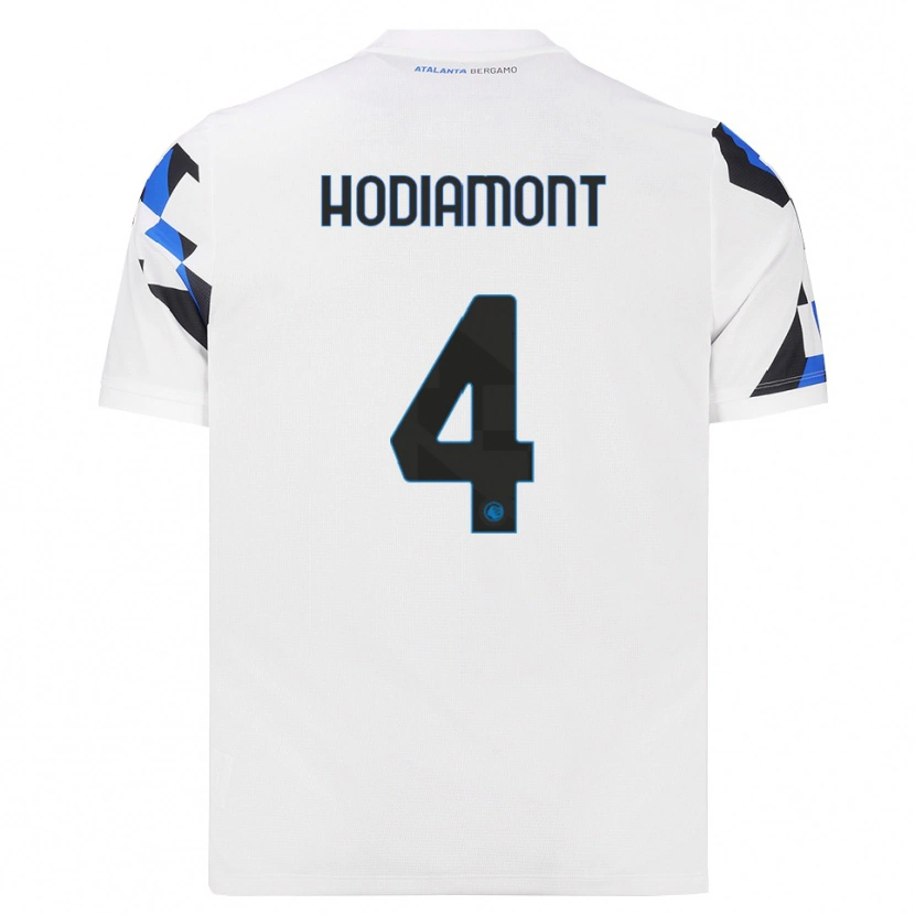 Danxen Kinder Lyam Hodiamont #4 Weiß Rot Blau Auswärtstrikot Trikot 2026/27 T-Shirt Schweiz