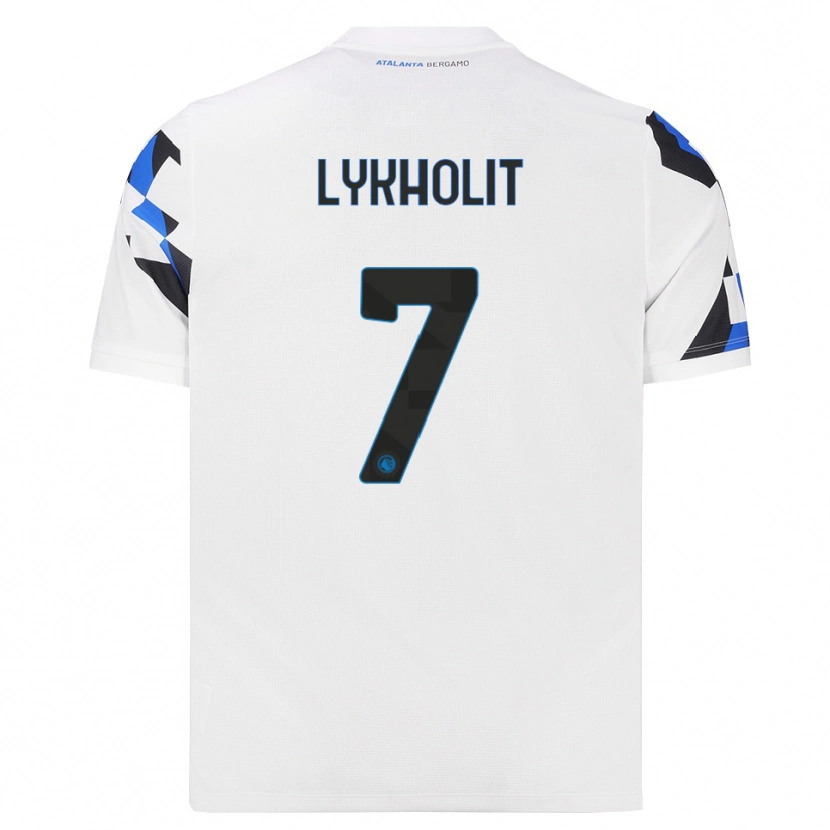 Danxen Kinder Ivan Lykholit #7 Weiß Rot Blau Auswärtstrikot Trikot 2026/27 T-Shirt Schweiz