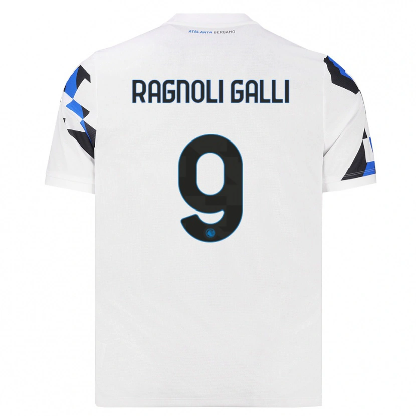 Danxen Kinder Federico Ragnoli Galli #9 Weiß Rot Blau Auswärtstrikot Trikot 2026/27 T-Shirt Schweiz