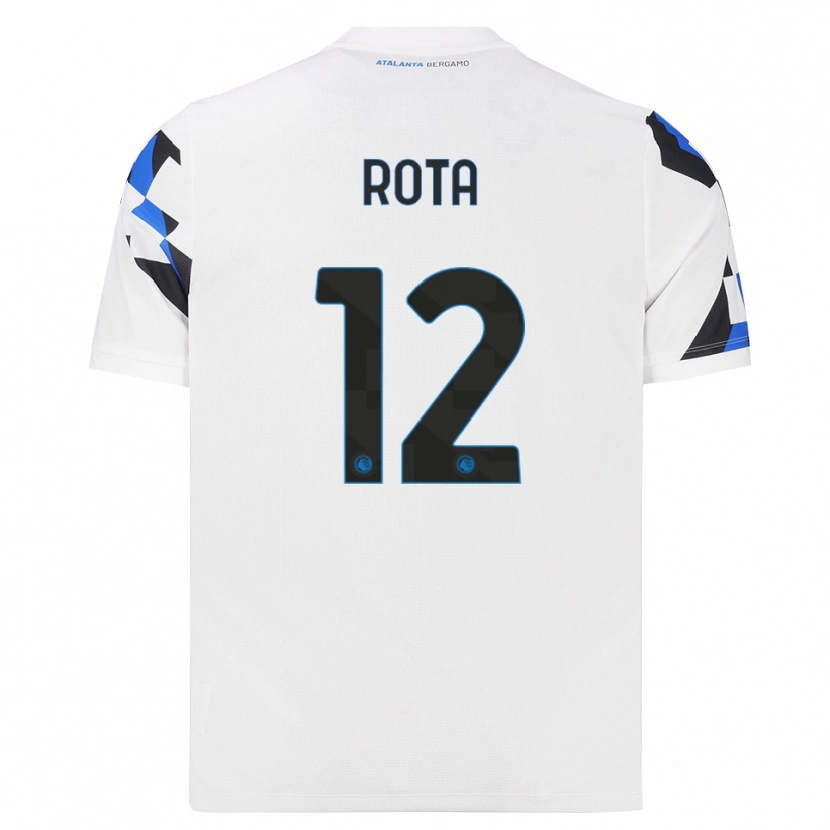 Danxen Kinder Nicolò Rota #12 Weiß Rot Blau Auswärtstrikot Trikot 2026/27 T-Shirt Schweiz