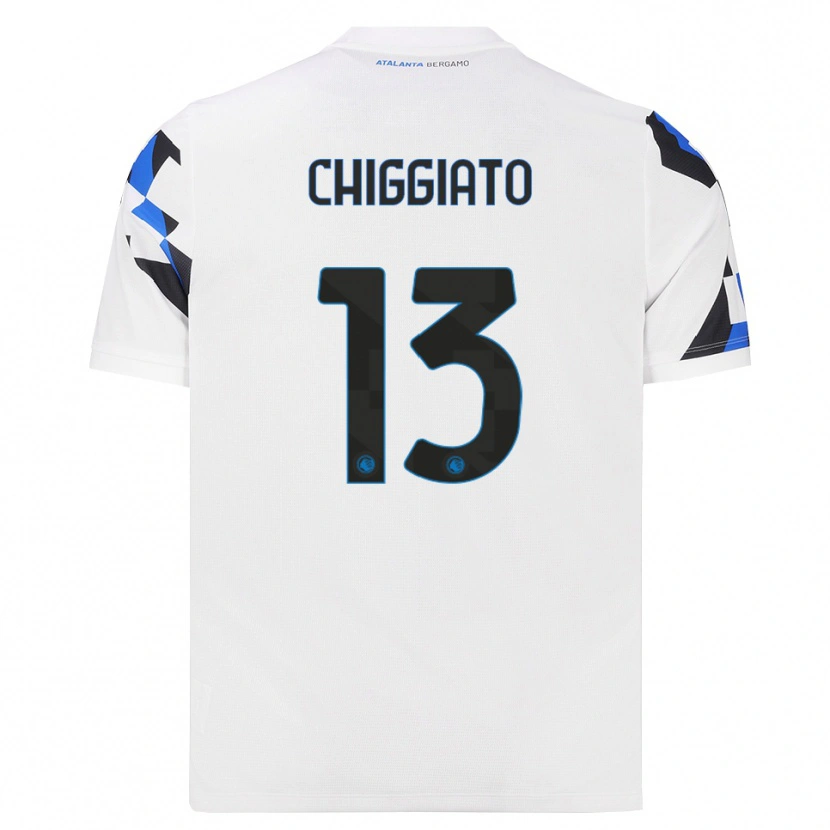 Danxen Kinder Gabriele Chiggiato #13 Weiß Rot Blau Auswärtstrikot Trikot 2026/27 T-Shirt Schweiz