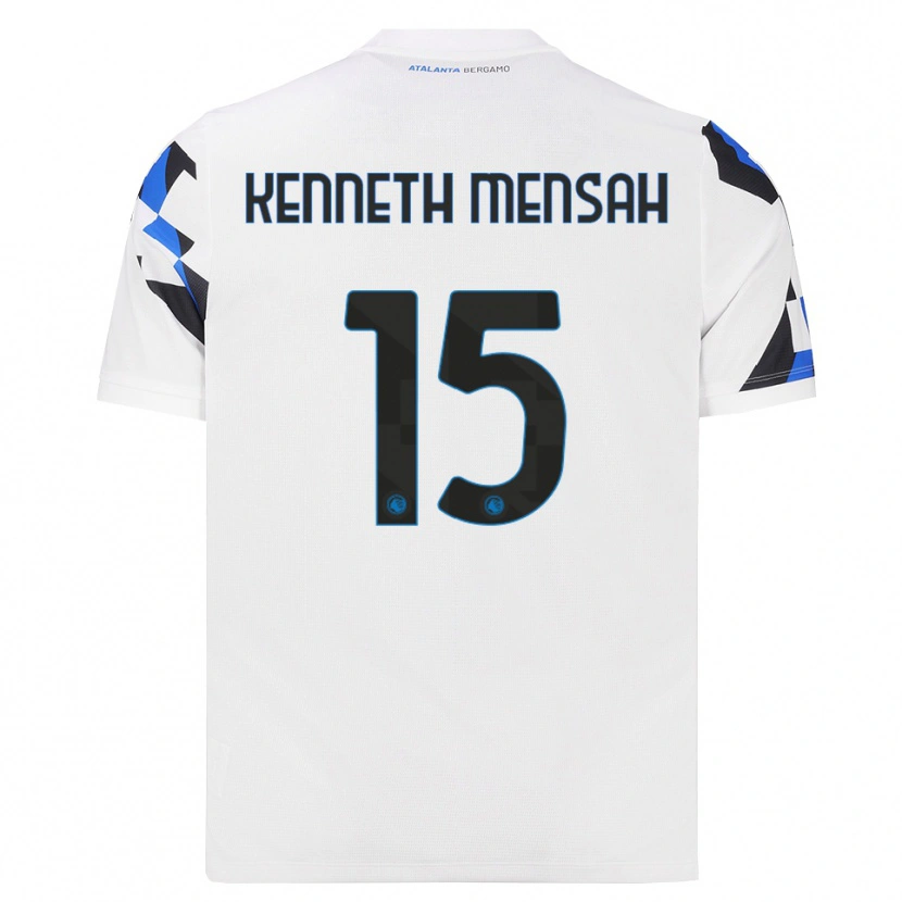 Danxen Kinder Anthony Kenneth Mensah #15 Weiß Rot Blau Auswärtstrikot Trikot 2026/27 T-Shirt Schweiz