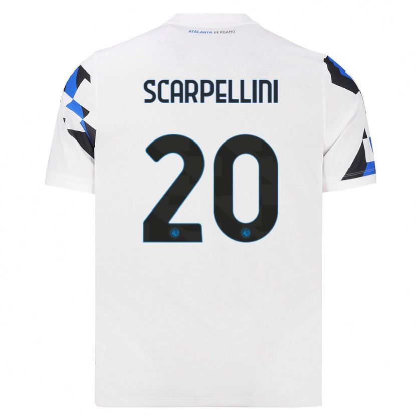 Danxen Kinder Andrea Scarpellini #20 Weiß Rot Blau Auswärtstrikot Trikot 2026/27 T-Shirt Schweiz