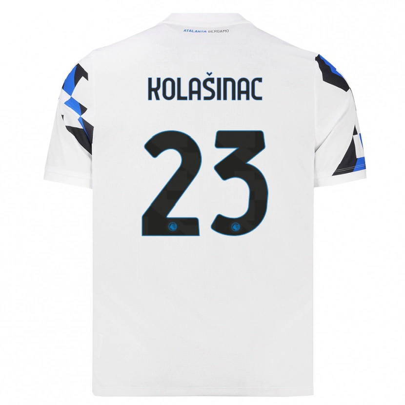 Danxen Kinder Sead Kolasinac #23 Weiß Rot Blau Auswärtstrikot Trikot 2026/27 T-Shirt Schweiz