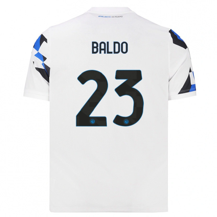 Danxen Kinder Nicolò Baldo #23 Weiß Rot Blau Auswärtstrikot Trikot 2026/27 T-Shirt Schweiz