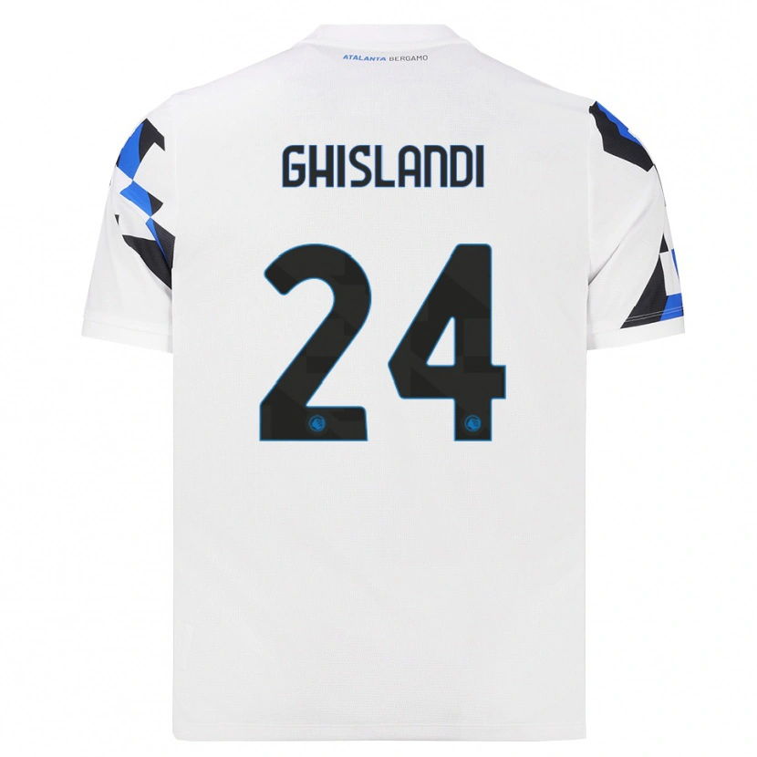 Danxen Kinder Davide Ghislandi #24 Weiß Rot Blau Auswärtstrikot Trikot 2026/27 T-Shirt Schweiz