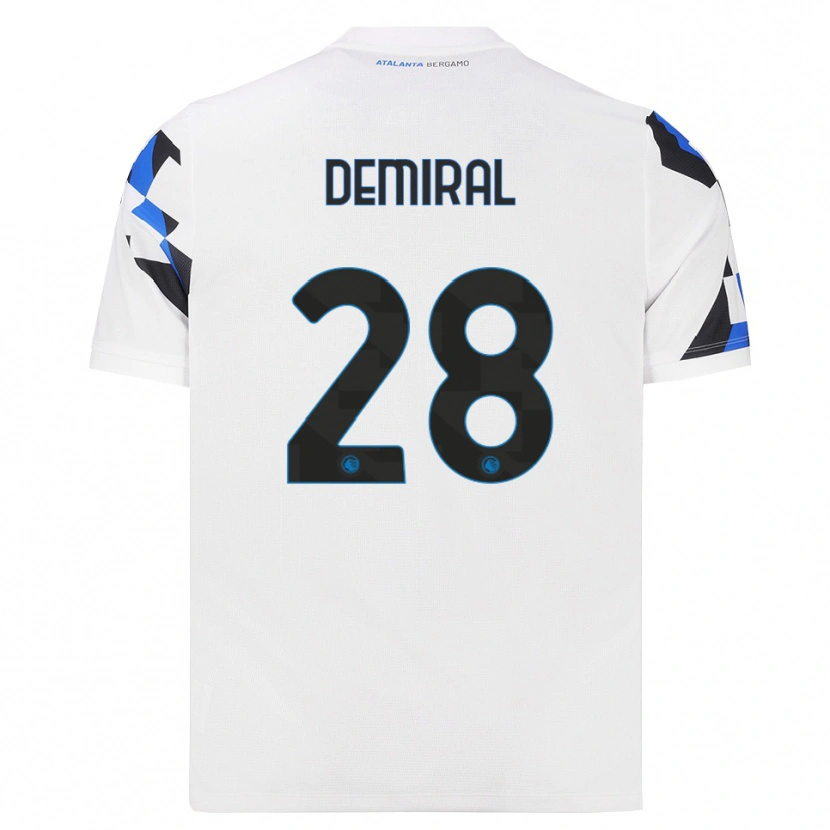 Danxen Kinder Merih Demiral #28 Weiß Rot Blau Auswärtstrikot Trikot 2026/27 T-Shirt Schweiz