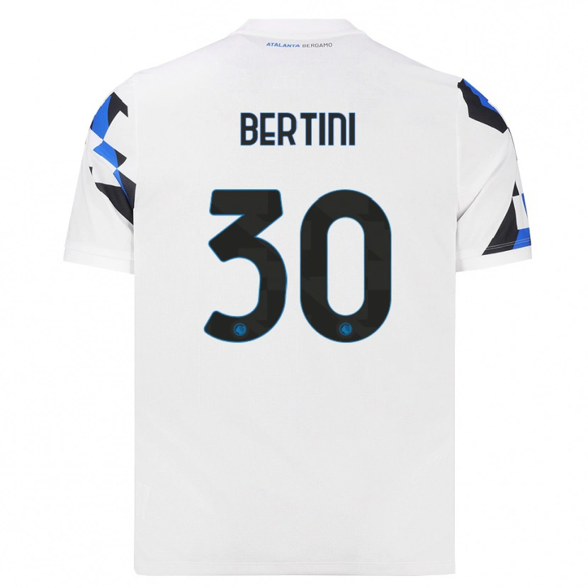 Danxen Kinder Tommaso Bertini #30 Weiß Rot Blau Auswärtstrikot Trikot 2026/27 T-Shirt Schweiz