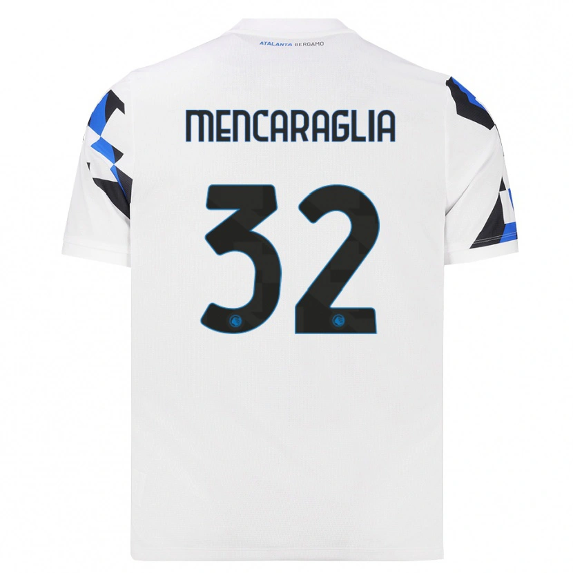 Danxen Kinder Filippo Mencaraglia #32 Weiß Rot Blau Auswärtstrikot Trikot 2026/27 T-Shirt Schweiz