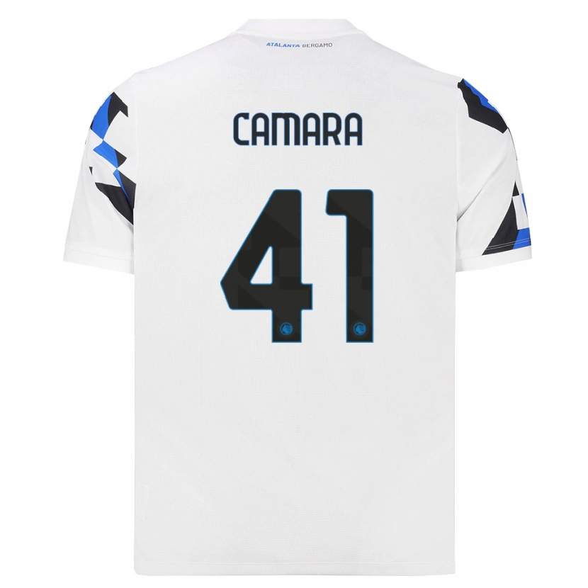 Danxen Kinder Ibrahima Camara #41 Weiß Rot Blau Auswärtstrikot Trikot 2026/27 T-Shirt Schweiz