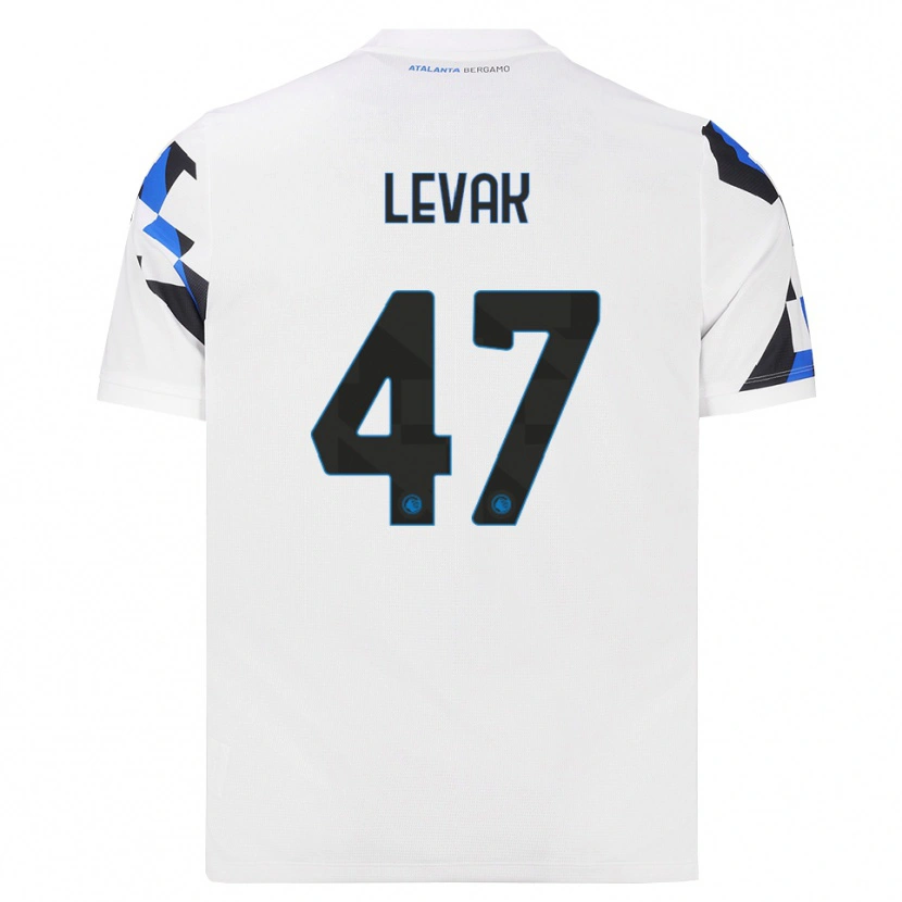 Danxen Kinder Sergej Levak #47 Weiß Rot Blau Auswärtstrikot Trikot 2026/27 T-Shirt Schweiz