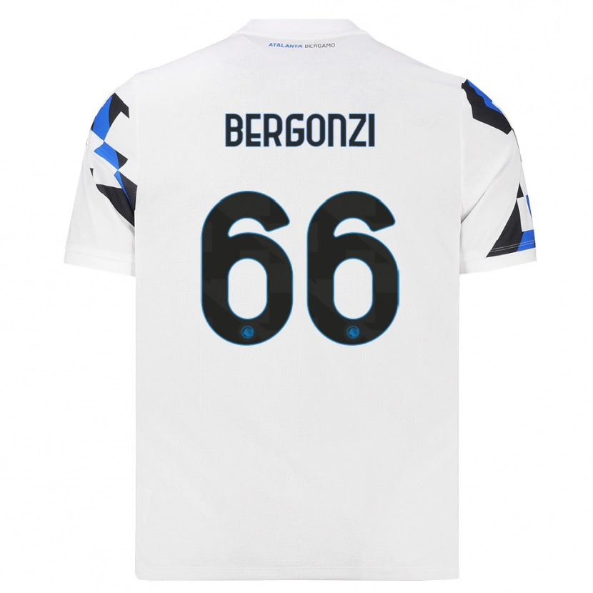 Danxen Kinder Federico Bergonzi #66 Weiß Rot Blau Auswärtstrikot Trikot 2026/27 T-Shirt Schweiz