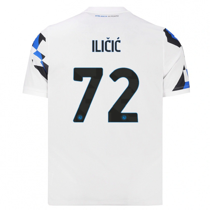 Danxen Kinder Josip Ilicic #72 Weiß Rot Blau Auswärtstrikot Trikot 2026/27 T-Shirt Schweiz