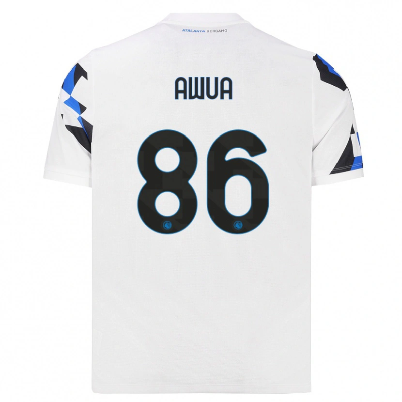 Danxen Kinder Theophilus Awua #86 Weiß Rot Blau Auswärtstrikot Trikot 2026/27 T-Shirt Schweiz