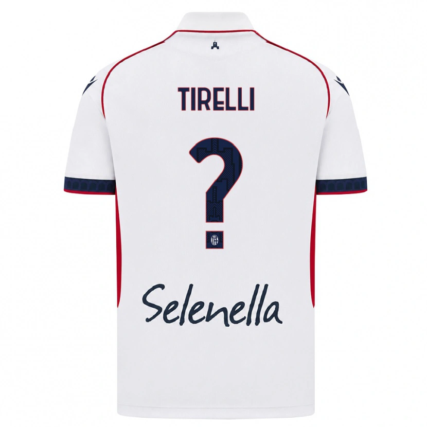 Danxen Kinder Manuel Tirelli #0 Weiß Rot Königsblau Auswärtstrikot Trikot 2026/27 T-Shirt Schweiz