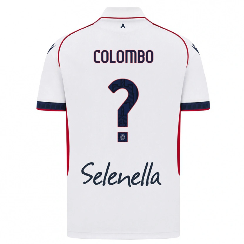 Danxen Kinder Valentina Colombo #0 Weiß Rot Königsblau Auswärtstrikot Trikot 2026/27 T-Shirt Schweiz