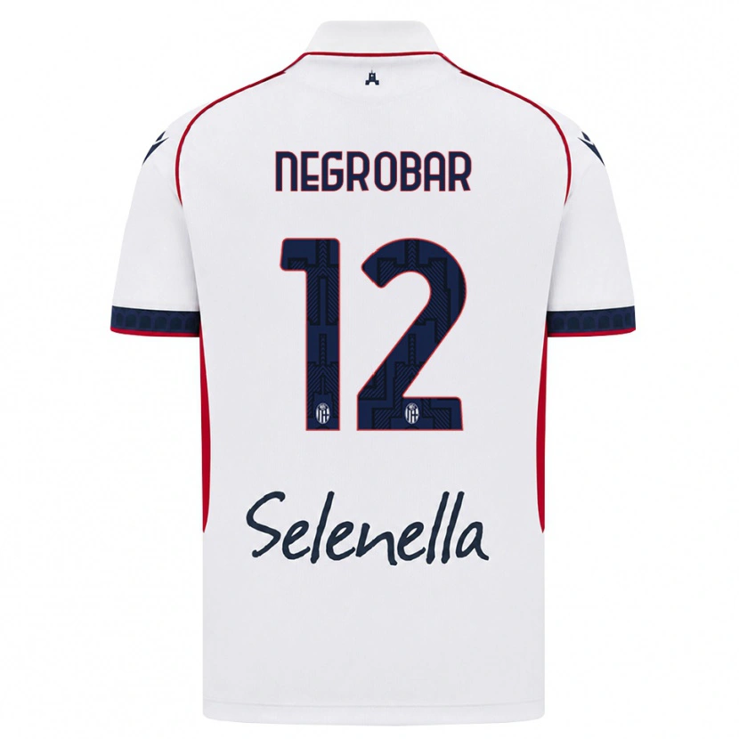 Danxen Kinder Lucas Negrobar #12 Weiß Rot Königsblau Auswärtstrikot Trikot 2026/27 T-Shirt Schweiz