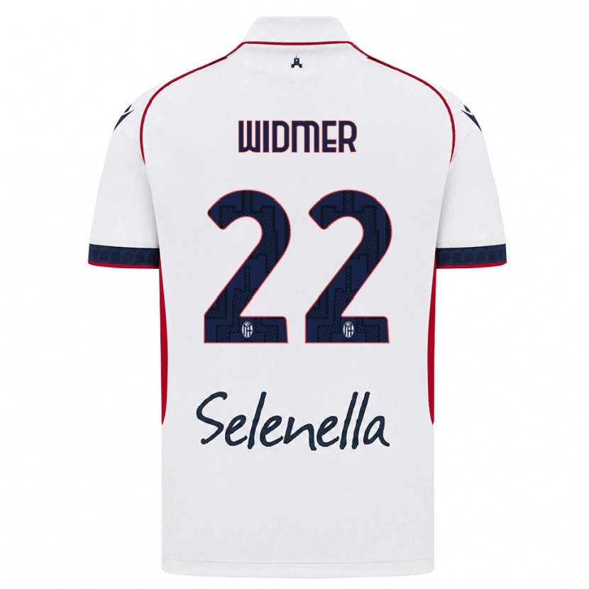 Danxen Kinder Renato Widmer D’autilia #22 Weiß Rot Königsblau Auswärtstrikot Trikot 2026/27 T-Shirt Schweiz
