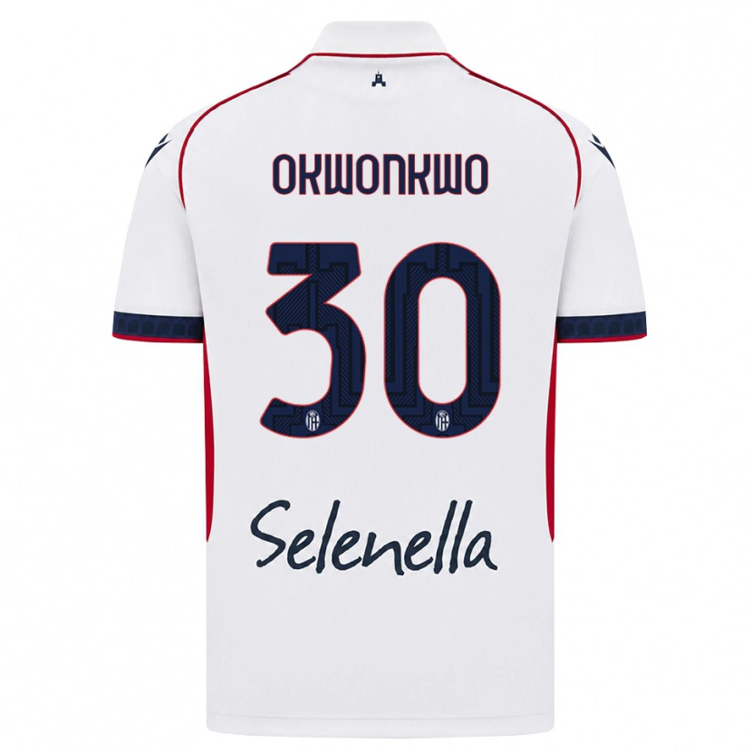 Danxen Kinder Orji Okwonkwo #30 Weiß Rot Königsblau Auswärtstrikot Trikot 2026/27 T-Shirt Schweiz