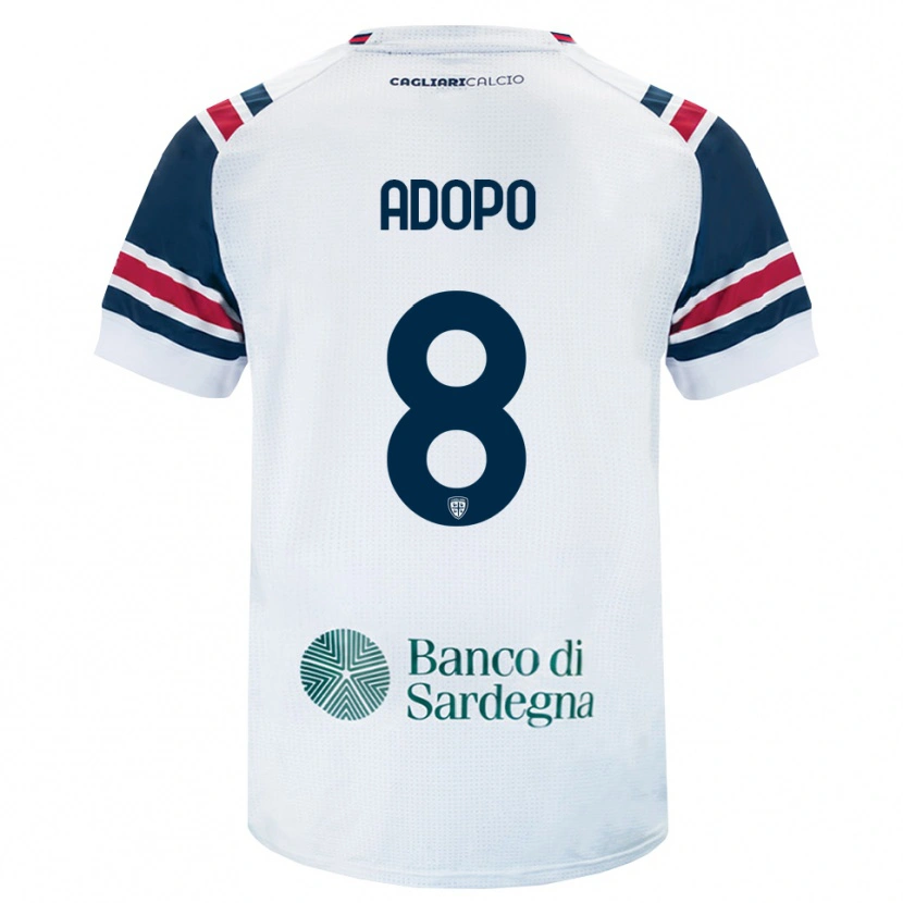 Danxen Kinder Michel Adopo #8 Weiß Rot Grün Auswärtstrikot Trikot 2026/27 T-Shirt Schweiz