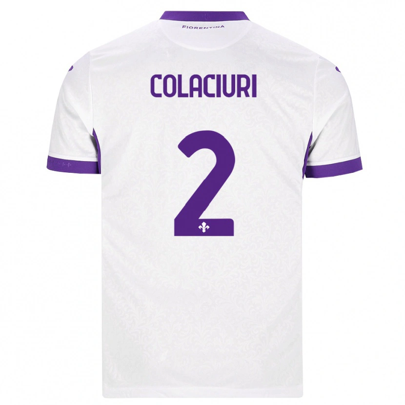 Danxen Kinder Gabriele Colaciuri #2 Weiß Lila Auswärtstrikot Trikot 2026/27 T-Shirt Schweiz