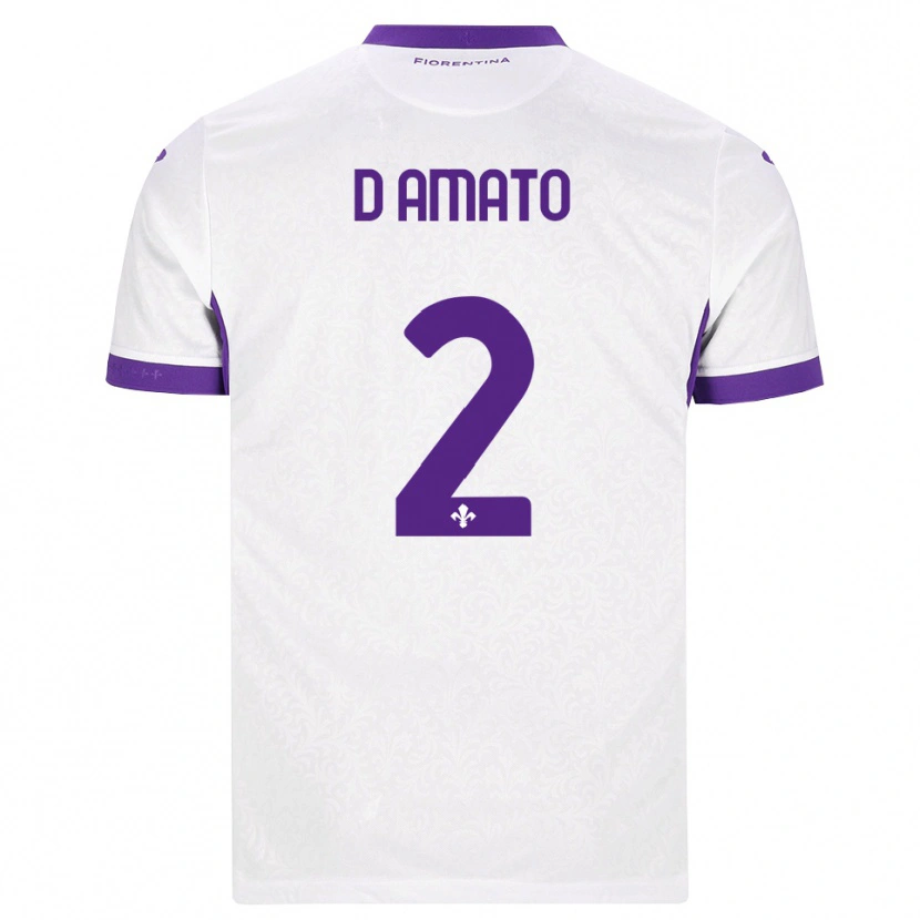 Danxen Kinder Gabriele D'amato #2 Weiß Lila Auswärtstrikot Trikot 2026/27 T-Shirt Schweiz