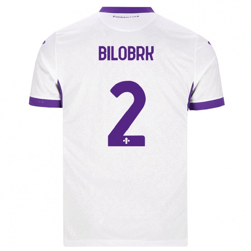Danxen Kinder Ante Bilobrk #2 Weiß Lila Auswärtstrikot Trikot 2026/27 T-Shirt Schweiz