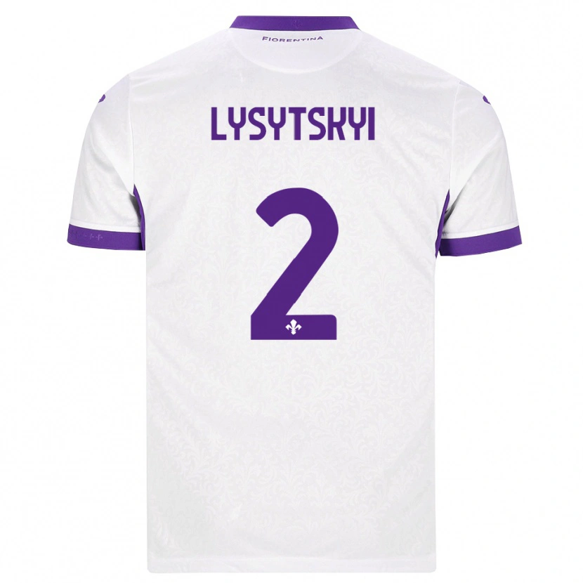 Danxen Kinder Andriy Lysytskyi #2 Weiß Lila Auswärtstrikot Trikot 2026/27 T-Shirt Schweiz