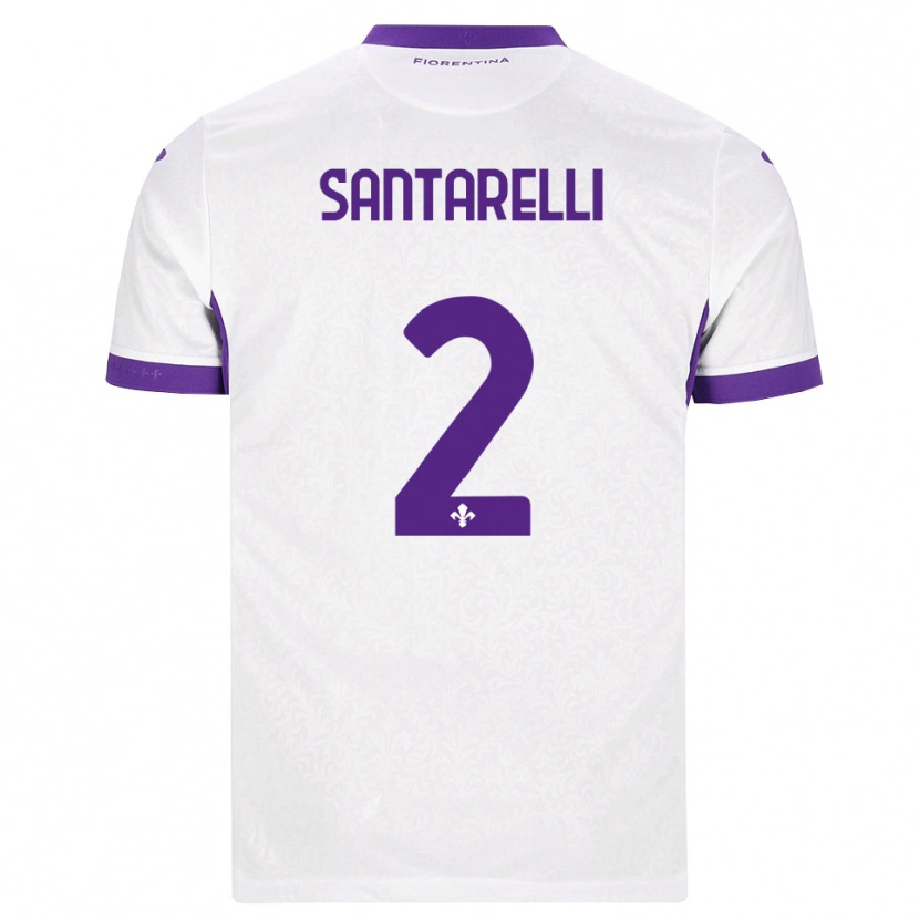 Danxen Kinder Andrea Santarelli #2 Weiß Lila Auswärtstrikot Trikot 2026/27 T-Shirt Schweiz