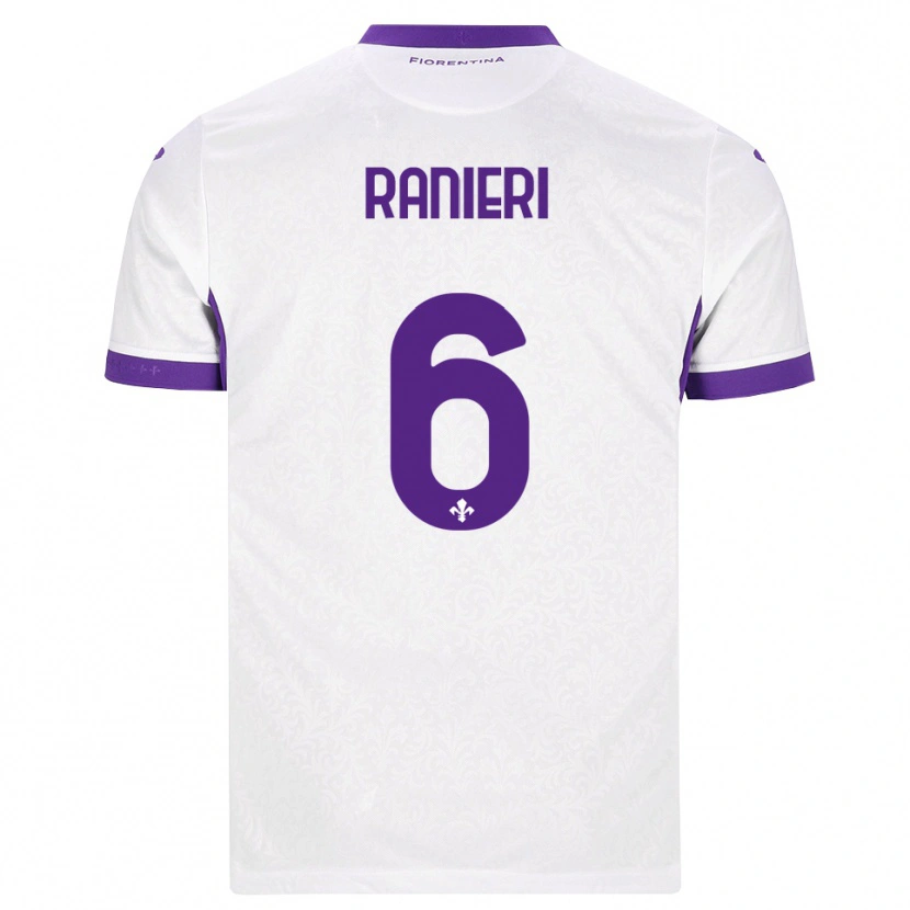 Danxen Kinder Luca Ranieri #6 Weiß Lila Auswärtstrikot Trikot 2026/27 T-Shirt Schweiz