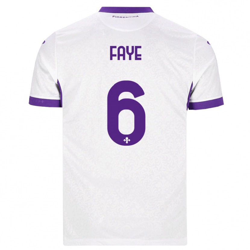 Danxen Kinder Moussa Faye #6 Weiß Lila Auswärtstrikot Trikot 2026/27 T-Shirt Schweiz