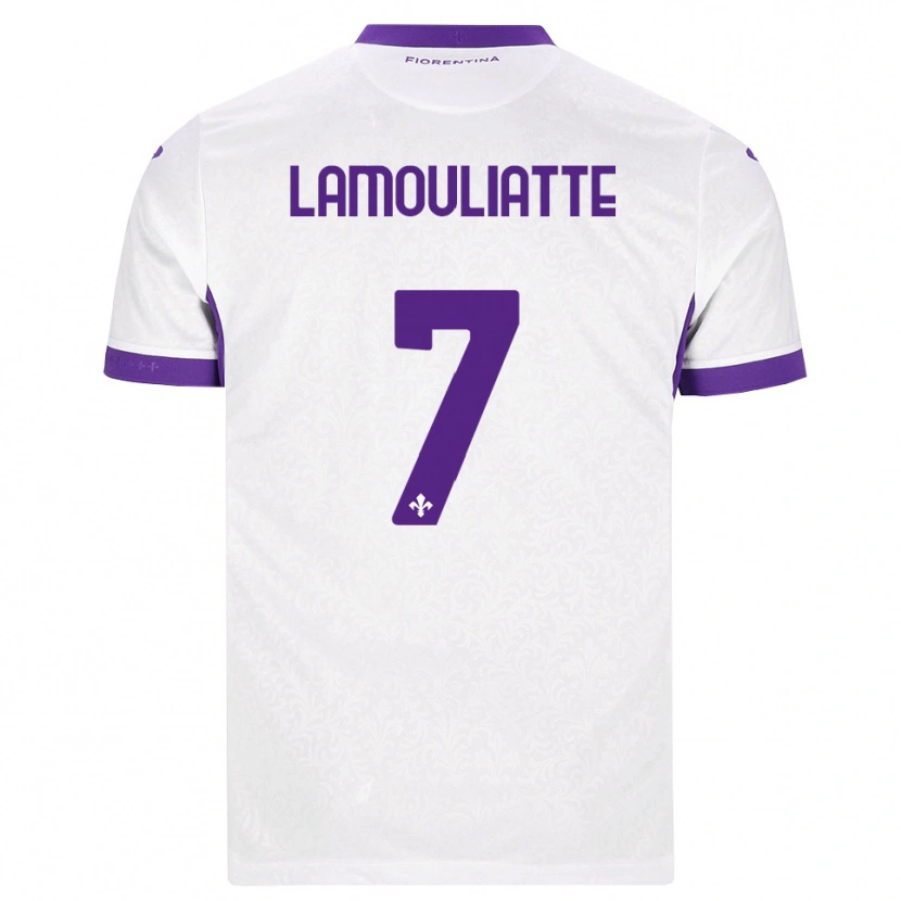 Danxen Kinder Hugo Lamouliatte #7 Weiß Lila Auswärtstrikot Trikot 2026/27 T-Shirt Schweiz