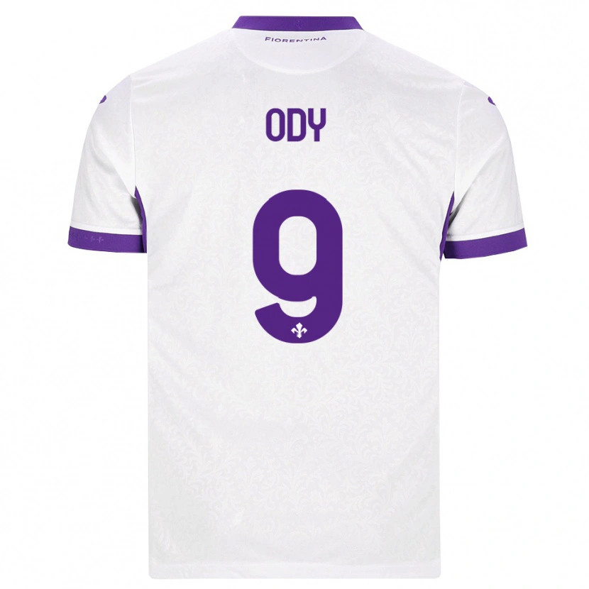 Danxen Kinder Edwin Ody #9 Weiß Lila Auswärtstrikot Trikot 2026/27 T-Shirt Schweiz