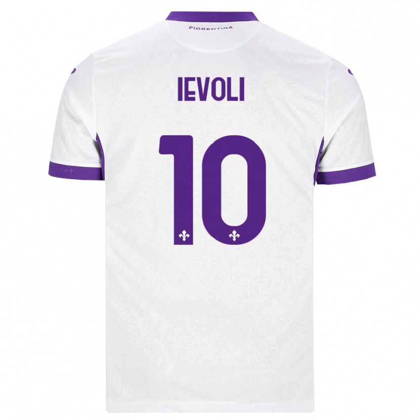 Danxen Kinder Mattia Ievoli #10 Weiß Lila Auswärtstrikot Trikot 2026/27 T-Shirt Schweiz