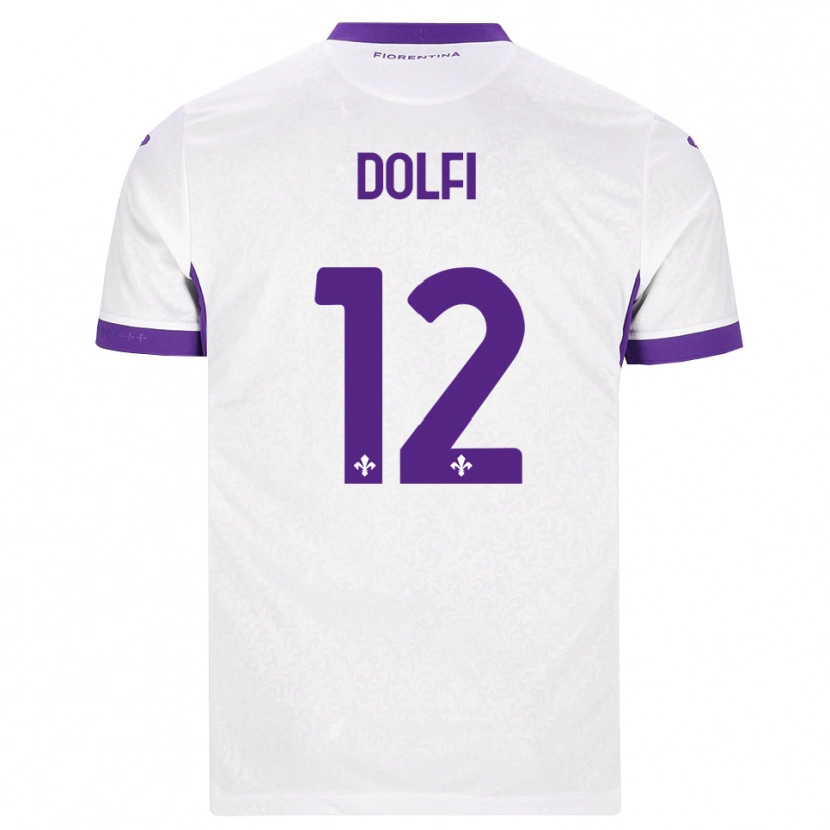 Danxen Kinder Brando Dolfi #12 Weiß Lila Auswärtstrikot Trikot 2026/27 T-Shirt Schweiz