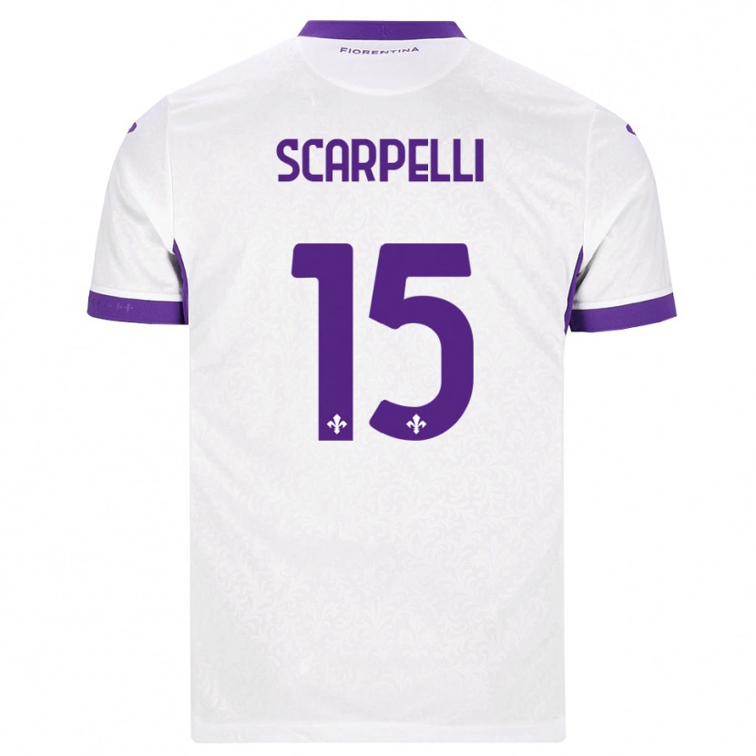 Danxen Kinder Diego Scarpelli #15 Weiß Lila Auswärtstrikot Trikot 2026/27 T-Shirt Schweiz