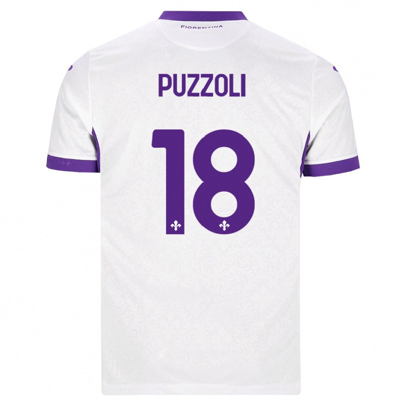 Danxen Kinder Giorgio Puzzoli #18 Weiß Lila Auswärtstrikot Trikot 2026/27 T-Shirt Schweiz