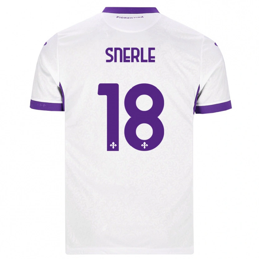 Danxen Kinder Emma Strøm Snerle #18 Weiß Lila Auswärtstrikot Trikot 2026/27 T-Shirt Schweiz
