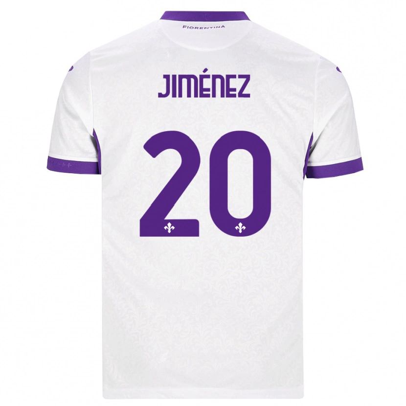 Danxen Kinder Álex Jiménez #20 Weiß Lila Auswärtstrikot Trikot 2026/27 T-Shirt Schweiz