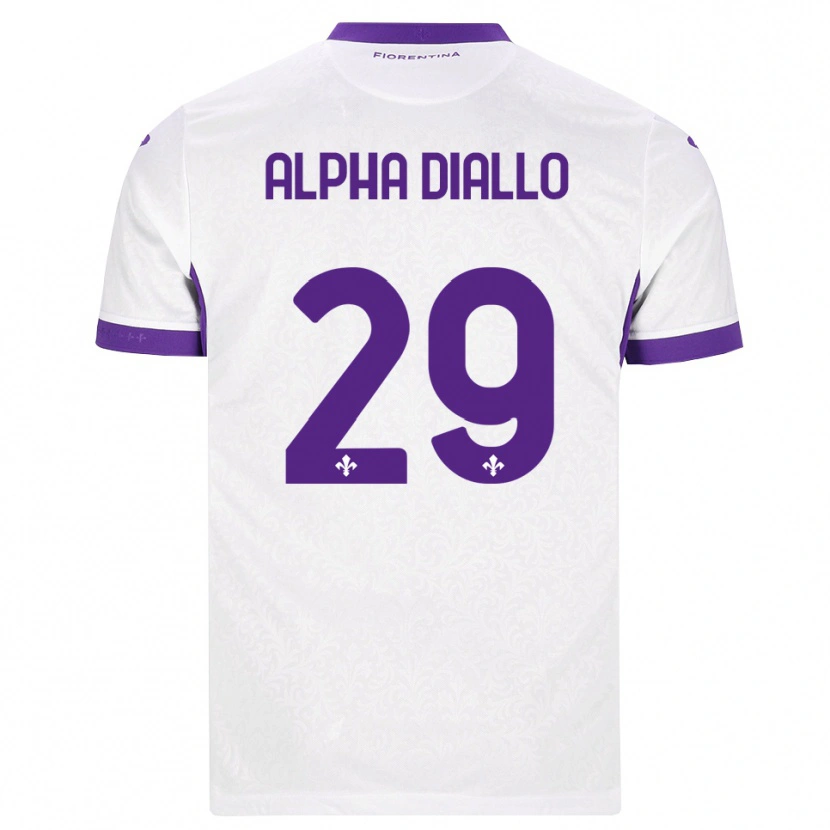 Danxen Kinder Alpha Diallo #29 Weiß Lila Auswärtstrikot Trikot 2026/27 T-Shirt Schweiz