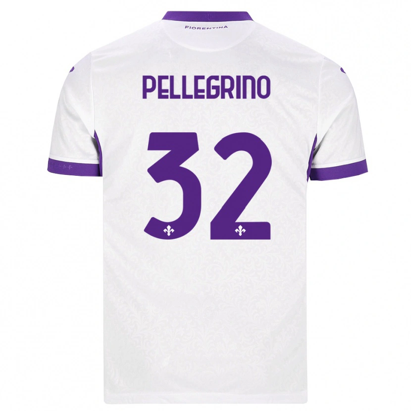 Danxen Kinder Mateo Pellegrino #32 Weiß Lila Auswärtstrikot Trikot 2026/27 T-Shirt Schweiz