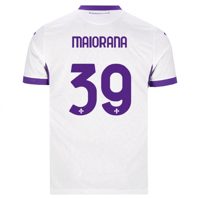 Danxen Kinder Stefano Maiorana #39 Weiß Lila Auswärtstrikot Trikot 2026/27 T-Shirt Schweiz