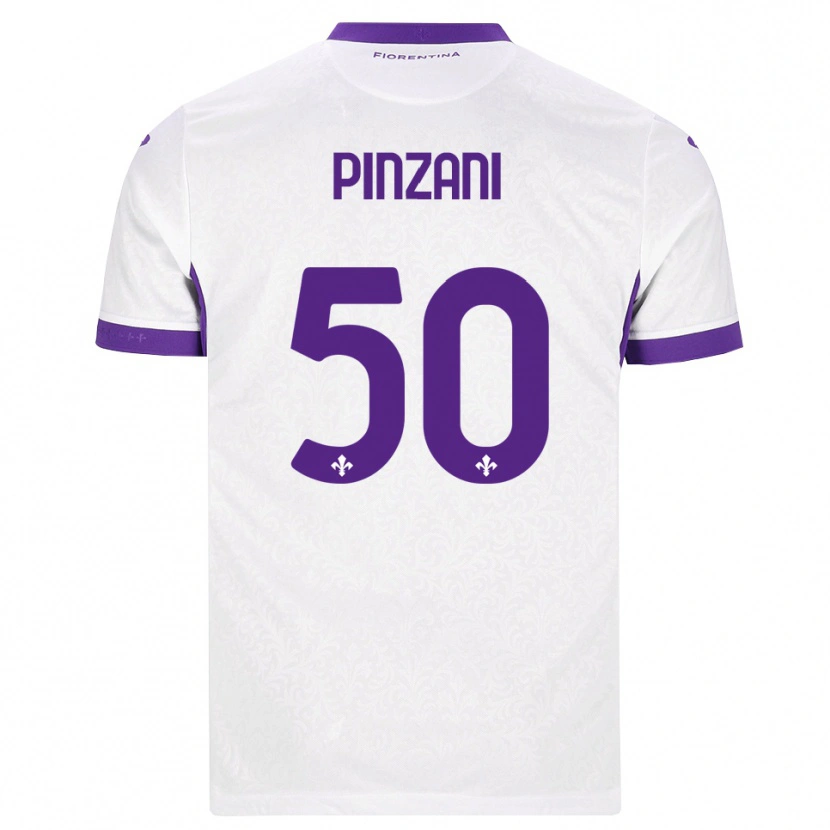 Danxen Kinder Lorenzo Pinzani #50 Weiß Lila Auswärtstrikot Trikot 2026/27 T-Shirt Schweiz
