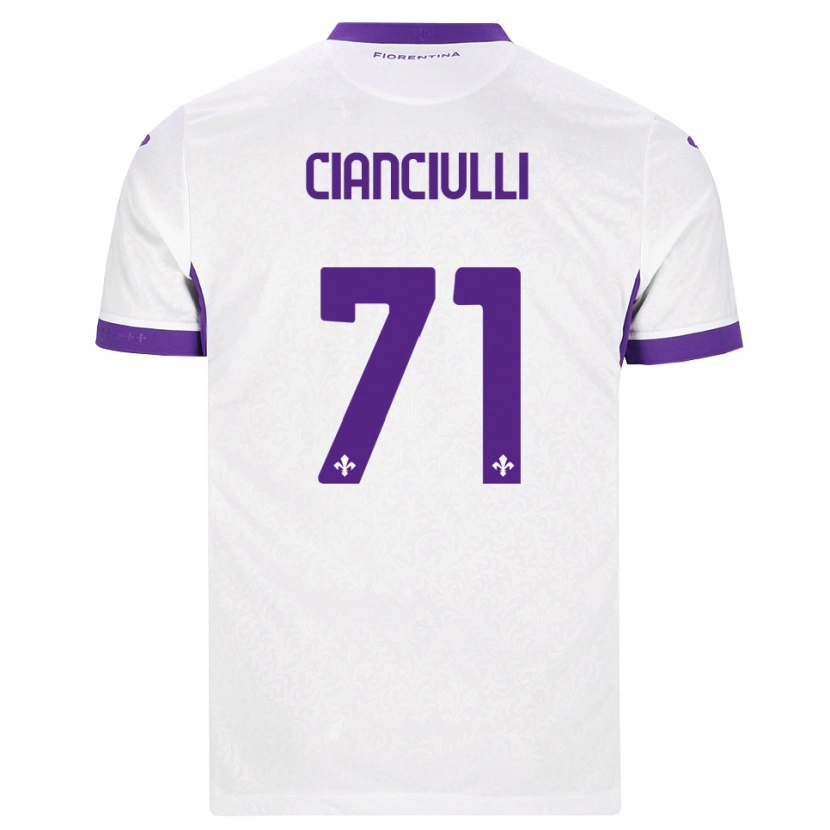 Danxen Kinder Salvatore Cianciulli #71 Weiß Lila Auswärtstrikot Trikot 2026/27 T-Shirt Schweiz