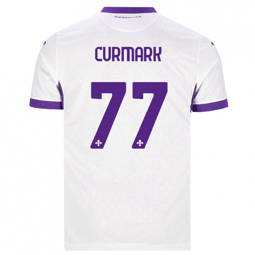 Danxen Kinder Filippa Curmark #77 Weiß Lila Auswärtstrikot Trikot 2026/27 T-Shirt Schweiz