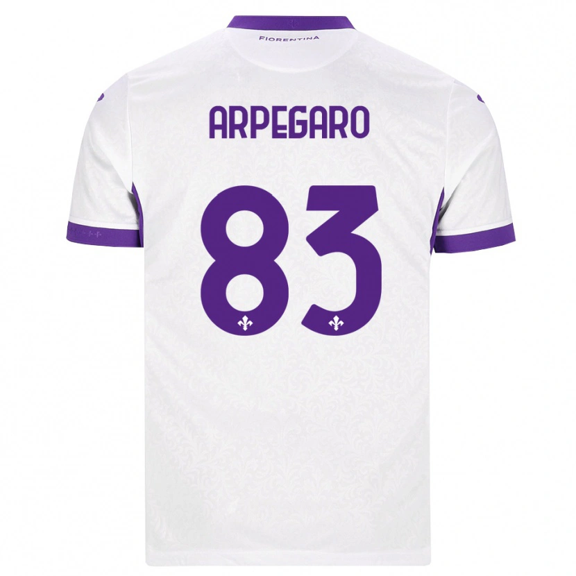 Danxen Kinder Sofia Arpegaro #83 Weiß Lila Auswärtstrikot Trikot 2026/27 T-Shirt Schweiz