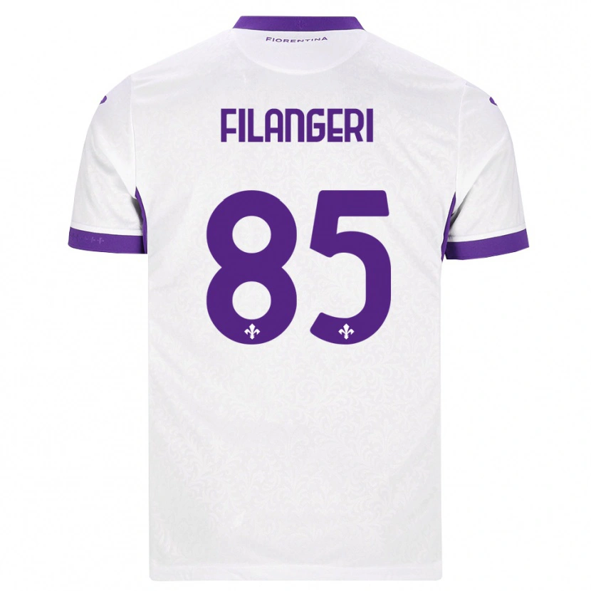 Danxen Kinder Maria Luisa Filangeri #85 Weiß Lila Auswärtstrikot Trikot 2026/27 T-Shirt Schweiz