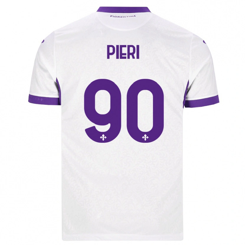Danxen Kinder Arianna Pieri #90 Weiß Lila Auswärtstrikot Trikot 2026/27 T-Shirt Schweiz
