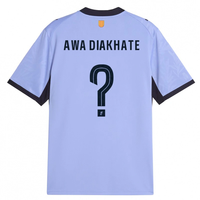 Danxen Kinder Ndeye Awa Diakhate #0 Lavendelschwarz Ausweichtrikot Trikot 2026/27 T-Shirt Schweiz