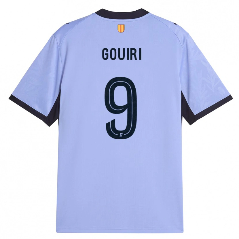 Danxen Kinder Amine Gouiri #9 Lavendelschwarz Ausweichtrikot Trikot 2026/27 T-Shirt Schweiz